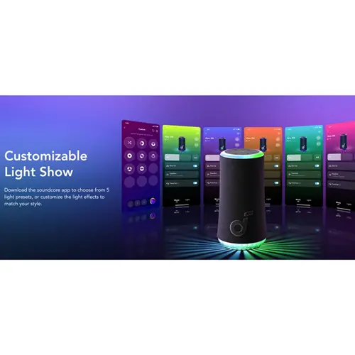 اسپیکر بلوتوثی قابل حمل انکر مدل Glow A3166011 (8)